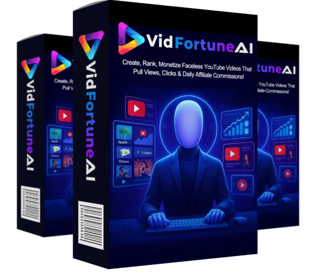 VidFortune AI Product Box Design